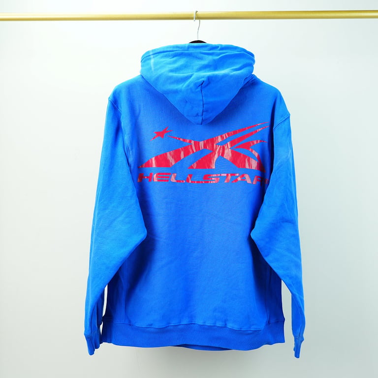 Hellstar Gel Hoodie Blue - 23