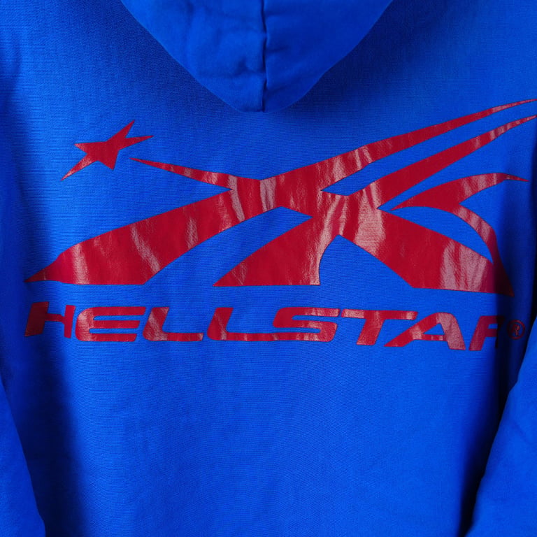 Hellstar Gel Hoodie Blue - 24