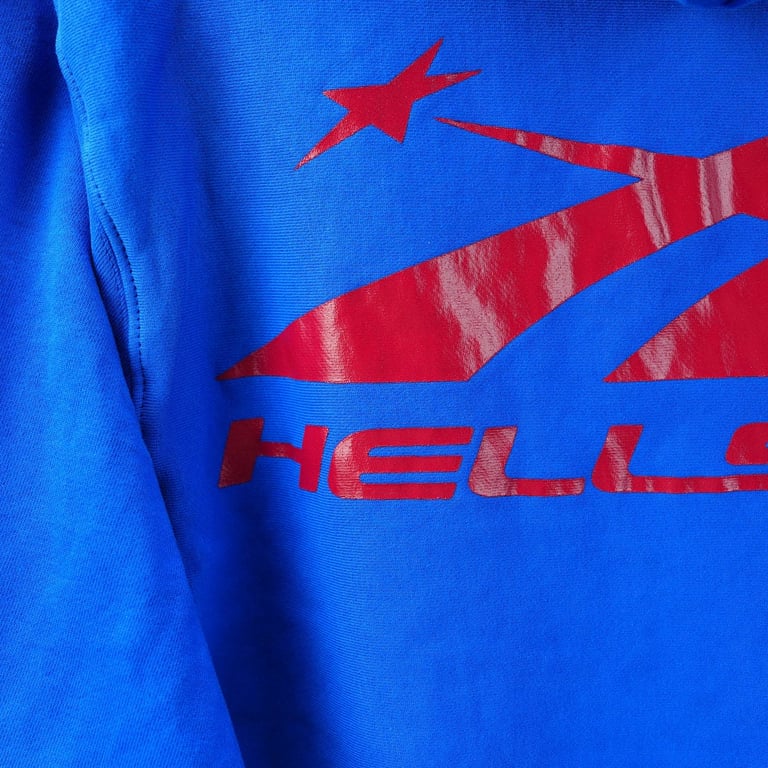 Hellstar Gel Hoodie Blue - 26