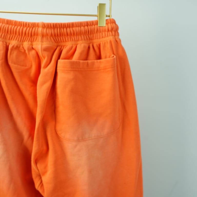 Hellstar Fire Orange Flare Bottom Sweatpants Orange Dye - 17