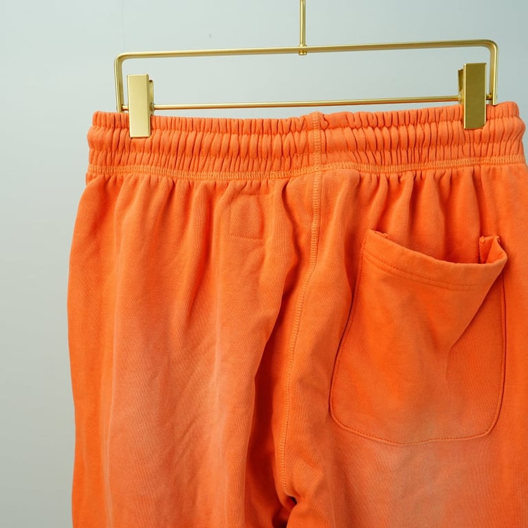 Hellstar Fire Orange Closed Elastic Bottom Sweatpants - 22