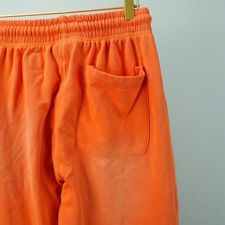 Hellstar Fire Orange Closed Elastic Bottom Sweatpants - 23