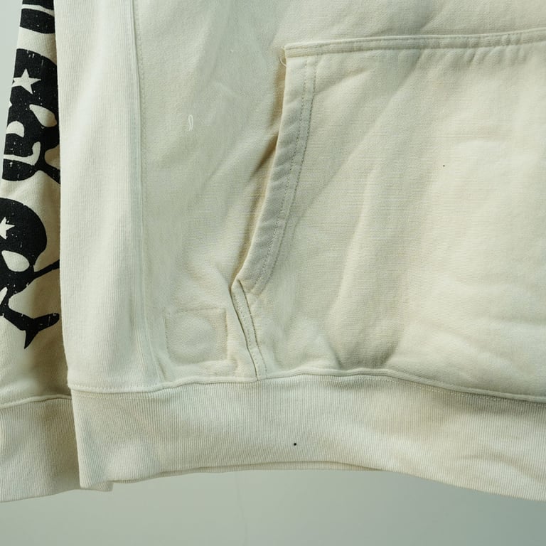 Hellstar If You Dont Like Us Beat Us Hoodie White - 13