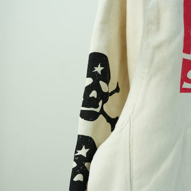 Hellstar If You Dont Like Us Beat Us Hoodie White - 15