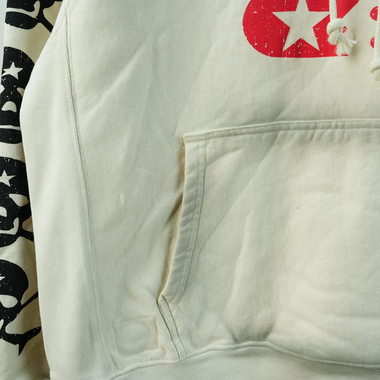 Hellstar If You Dont Like Us Beat Us Hoodie White - 17