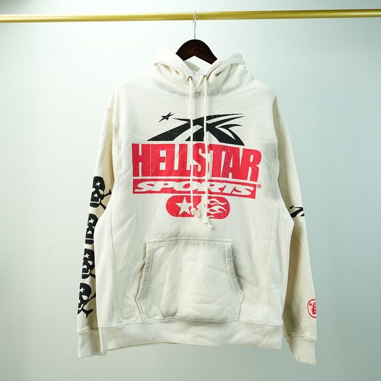 Hellstar If You Dont Like Us Beat Us Hoodie White - 3