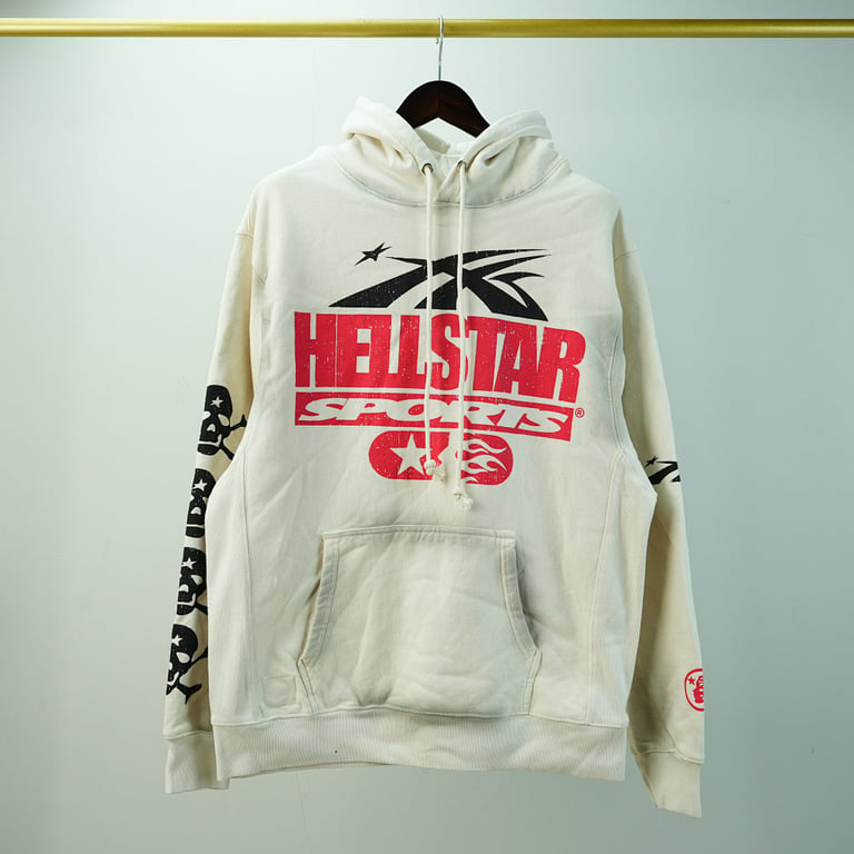 Hellstar If You Dont Like Us Beat Us Hoodie White - 5
