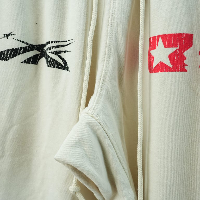 Hellstar If You Dont Like Us Beat Us Sweatpants White - 13
