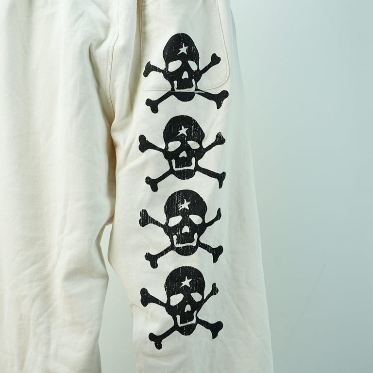 Hellstar If You Dont Like Us Beat Us Sweatpants White - 25