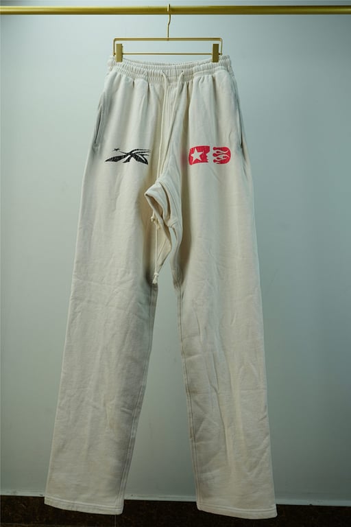 Hellstar If You Dont Like Us Beat Us Sweatpants White - 5
