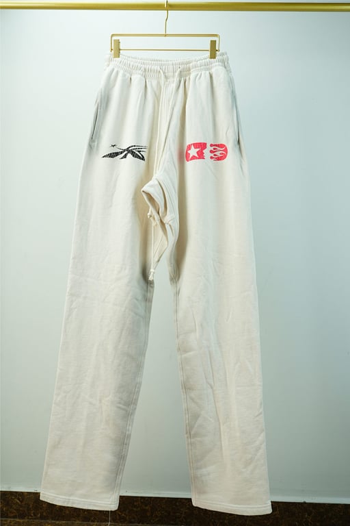 Hellstar If You Dont Like Us Beat Us Sweatpants White - 6