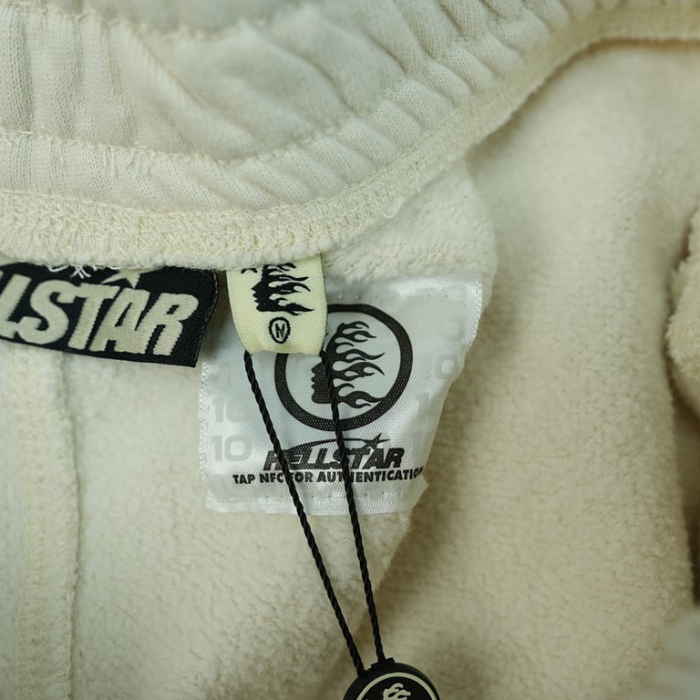 Hellstar If You Dont Like Us Beat Us Sweatpants White - 9