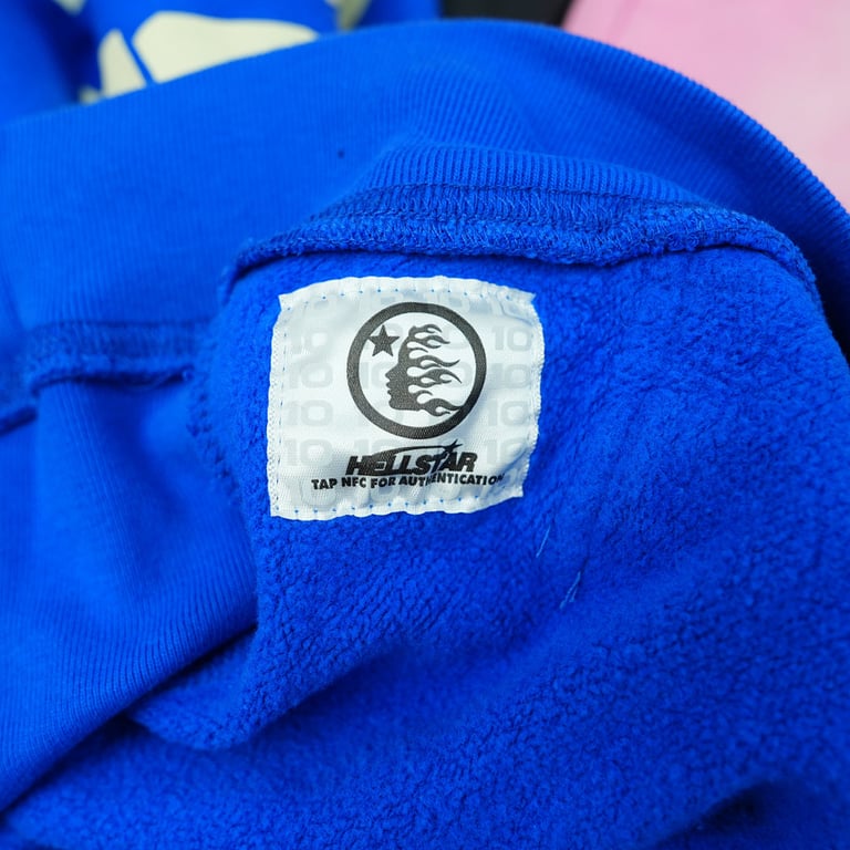 Hellstar No Guts No Glory Hoodie Blue - 12