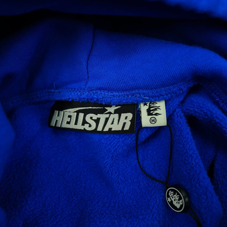 Hellstar No Guts No Glory Hoodie Blue - 14