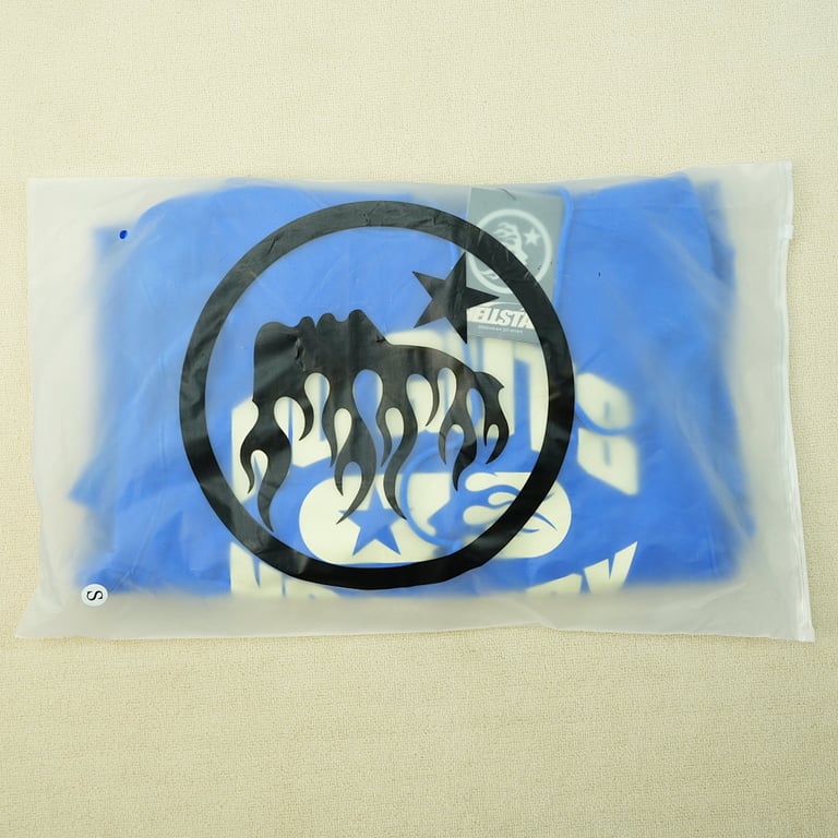 Hellstar No Guts No Glory Hoodie Blue - 3
