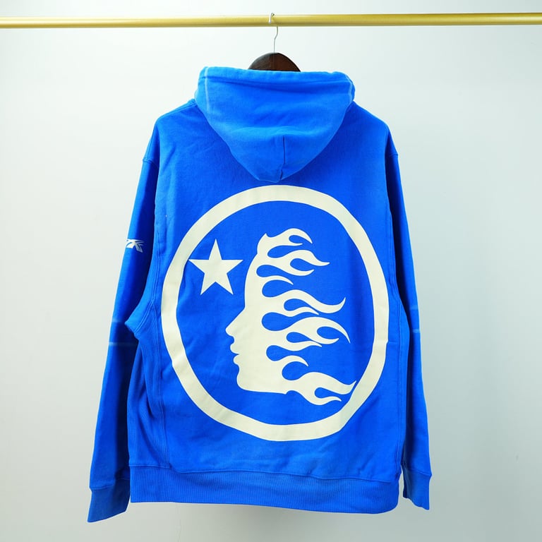Hellstar No Guts No Glory Hoodie Blue - 23