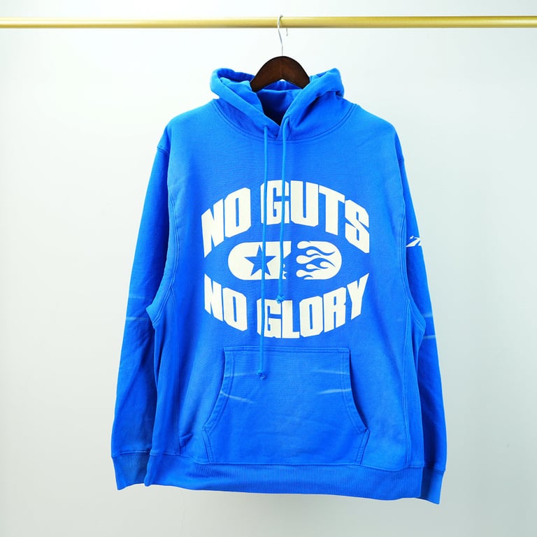 Hellstar No Guts No Glory Hoodie Blue - 7