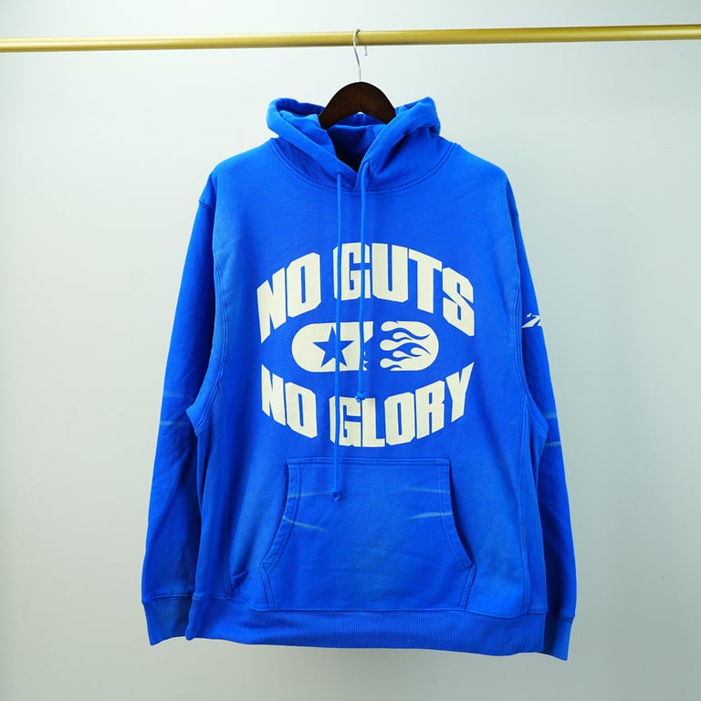 Hellstar No Guts No Glory Hoodie Blue - 8