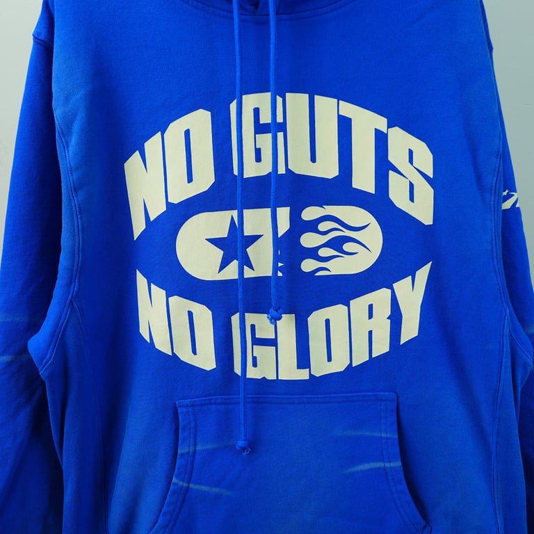 Hellstar No Guts No Glory Hoodie Blue - 9