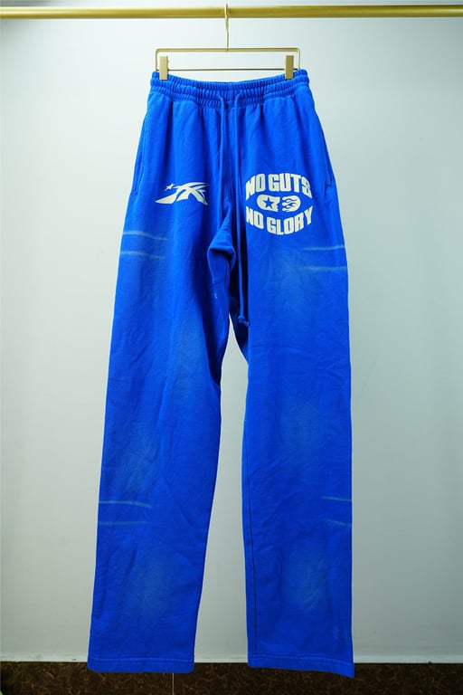 Hellstar No Guts No Glory Sweatpants Blue - 4