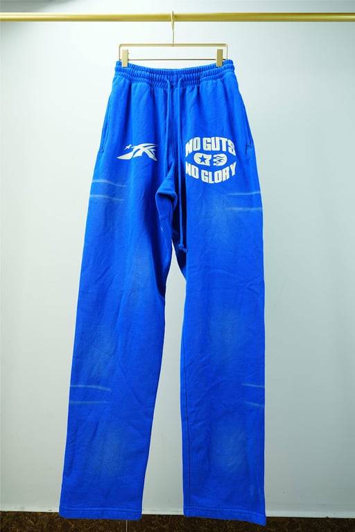 Hellstar No Guts No Glory Sweatpants Blue - 5