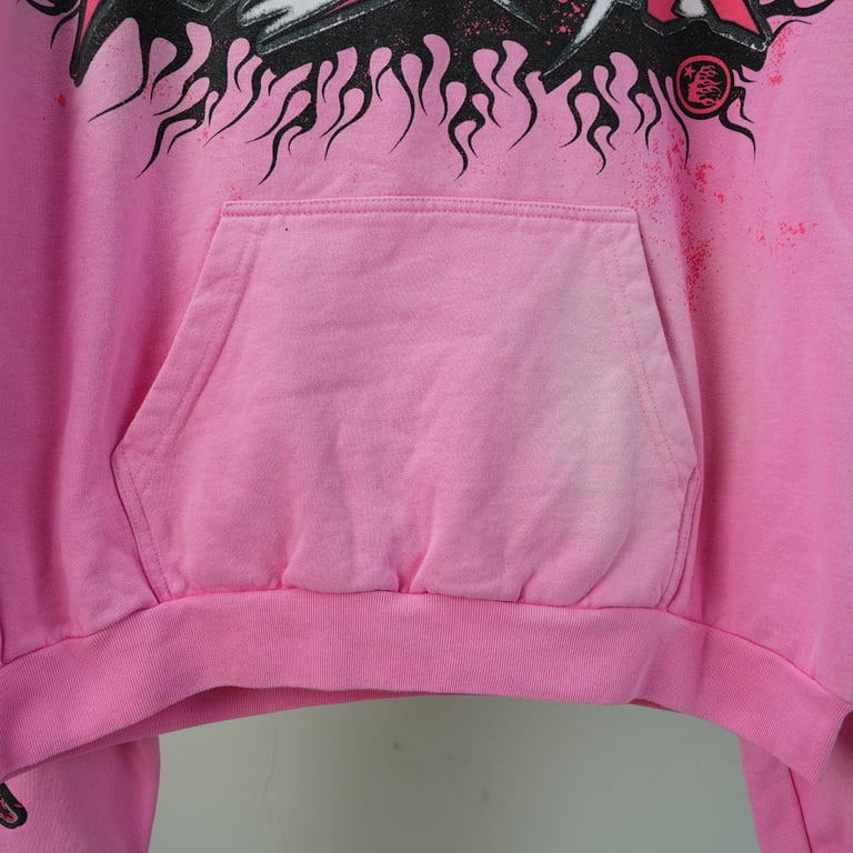 Hellstar Brainwashed With Brain Hoodie Pink - 15