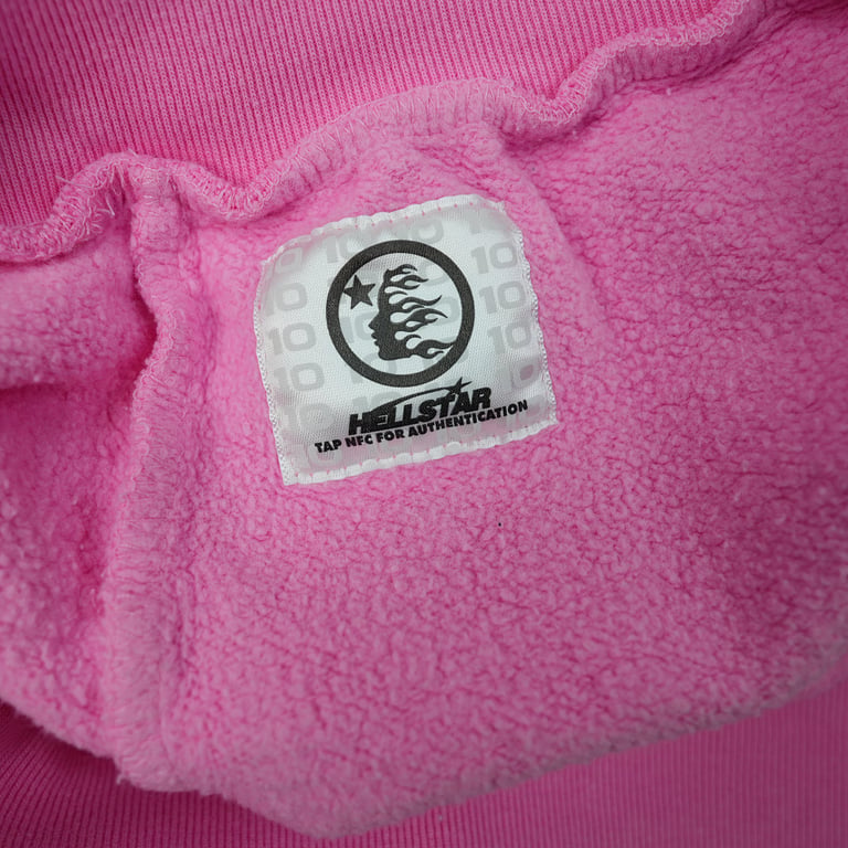 Hellstar Brainwashed With Brain Hoodie Pink - 18