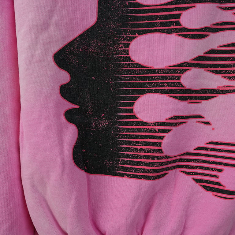 Hellstar Brainwashed With Brain Hoodie Pink - 29