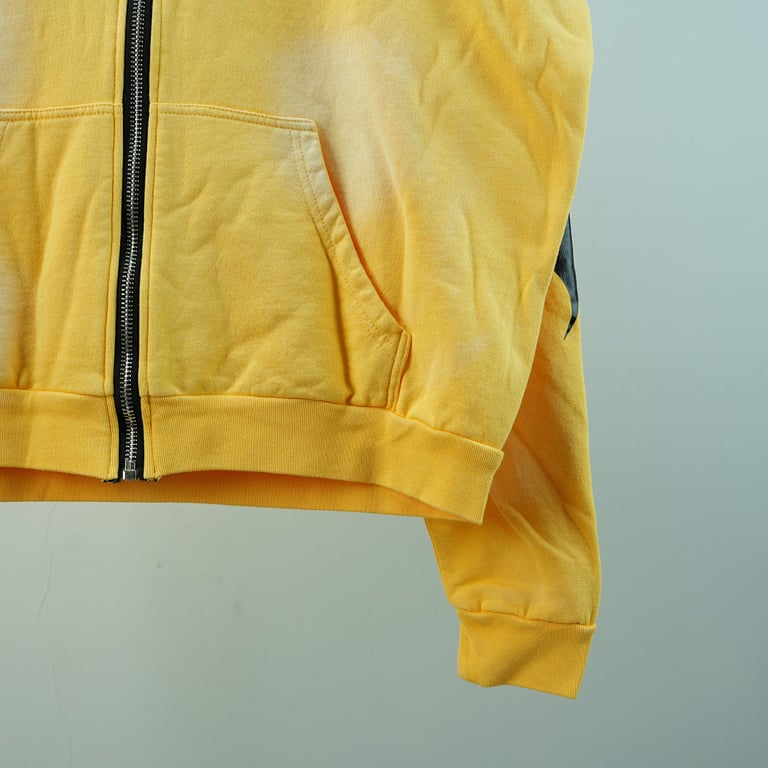 Hellstar Sports Zip-Up Sweatshirt Yellow - 13