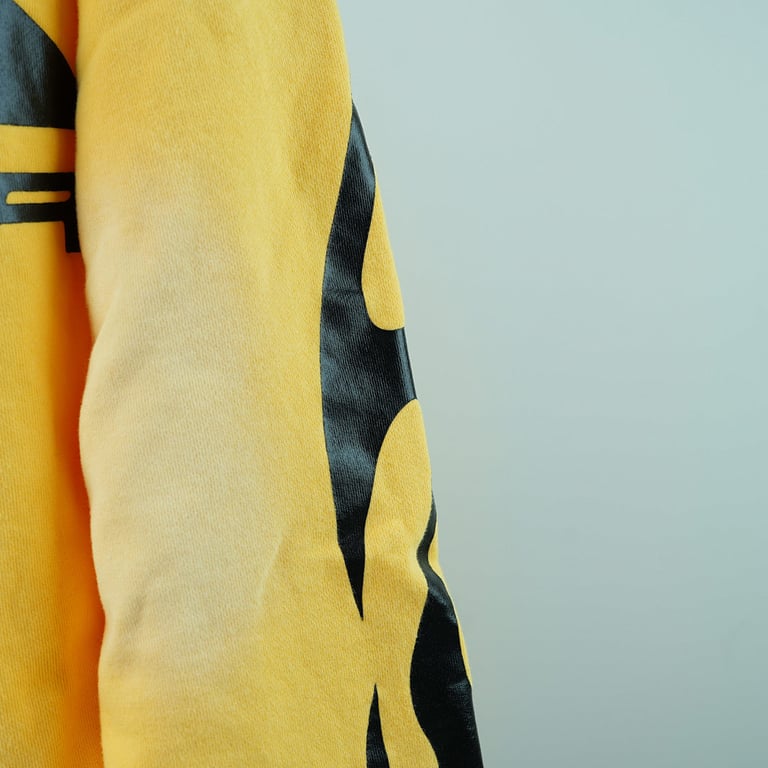 Hellstar Sports Zip-Up Sweatshirt Yellow - 14