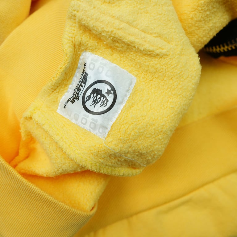 Hellstar Sports Zip-Up Sweatshirt Yellow - 33