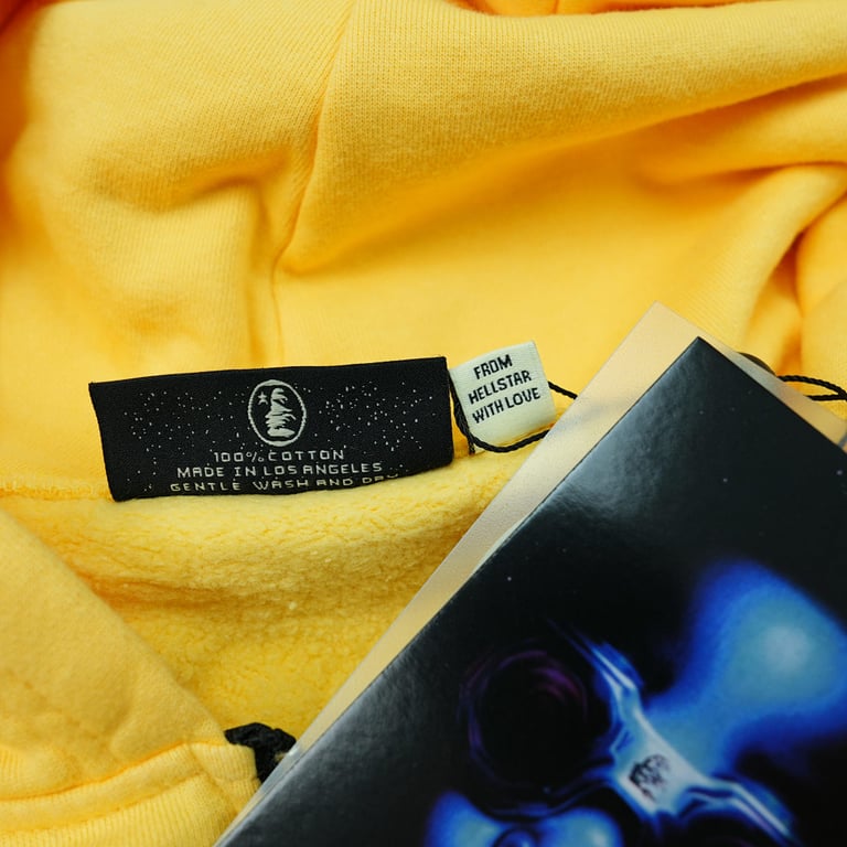 Hellstar Sports Zip-Up Sweatshirt Yellow - 36