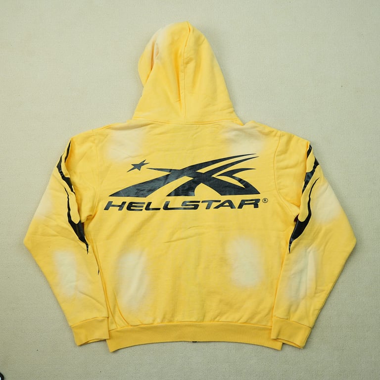 Hellstar Sports Zip-Up Sweatshirt Yellow - 38