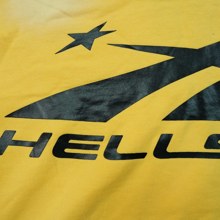 Hellstar Sports Zip-Up Sweatshirt Yellow - 42