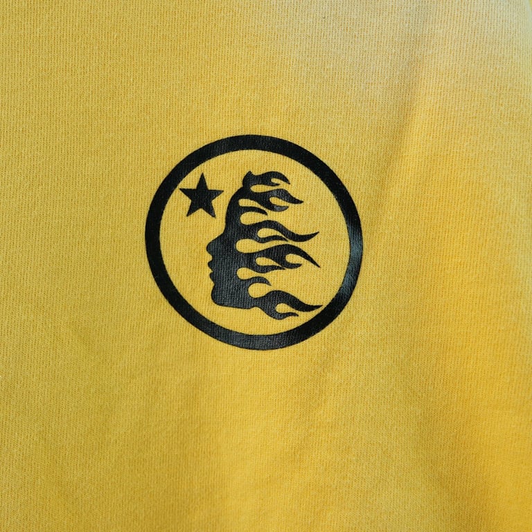 Hellstar Sports Zip-Up Sweatshirt Yellow - 9