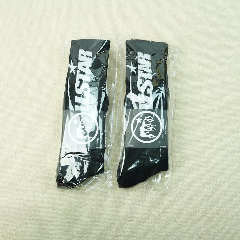 Hellstar Classic Socks (2 Pack) White/Black - 6