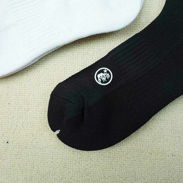 Hellstar Classic Socks (2 Pack) White/Black - 10