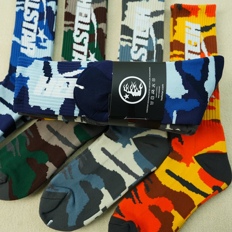 Hellstar Logo Socks (4 Pack) Camo - 12