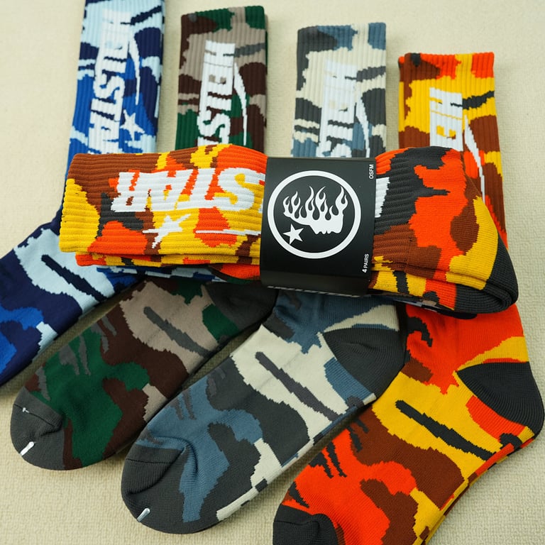 Hellstar Logo Socks (4 Pack) Camo - 13