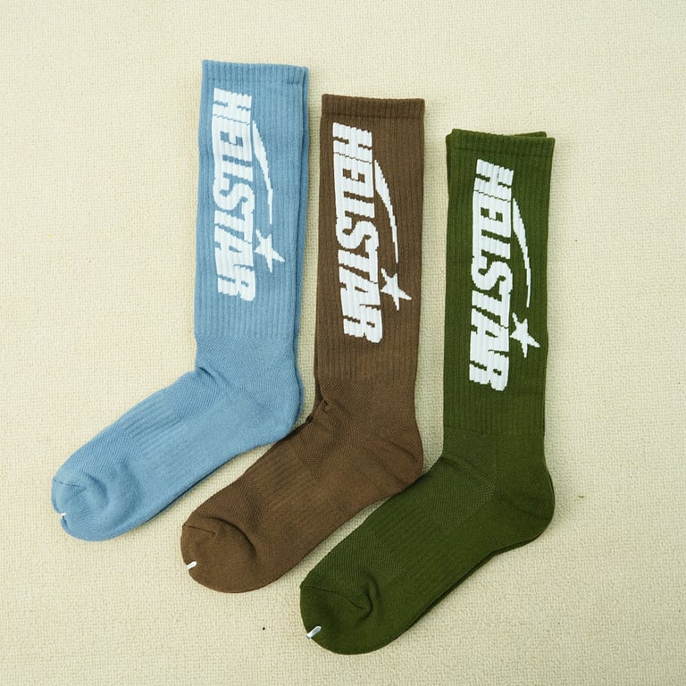 Hellstar Logo Socks (3 Pack) Earth Tone - 6