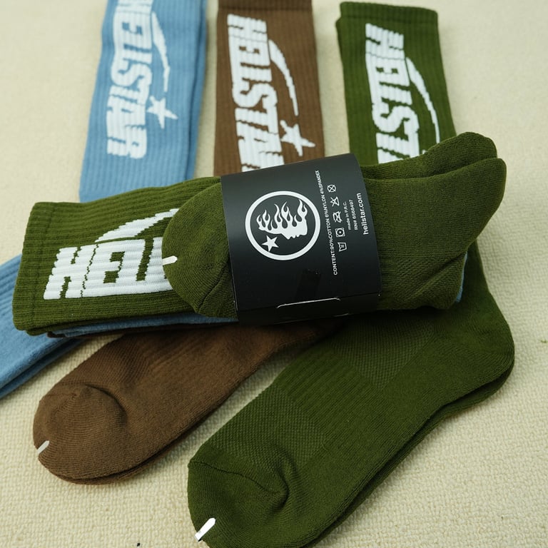 Hellstar Logo Socks (3 Pack) Earth Tone - 8