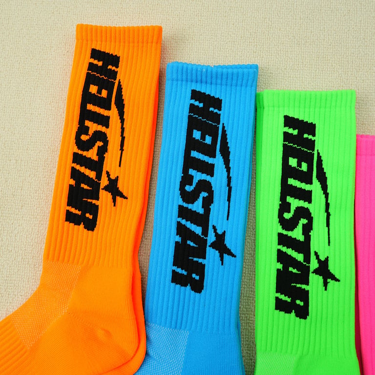 Hellstar Logo Socks (4 Pack) Neon - 12