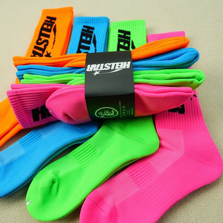 Hellstar Logo Socks (4 Pack) Neon - 16