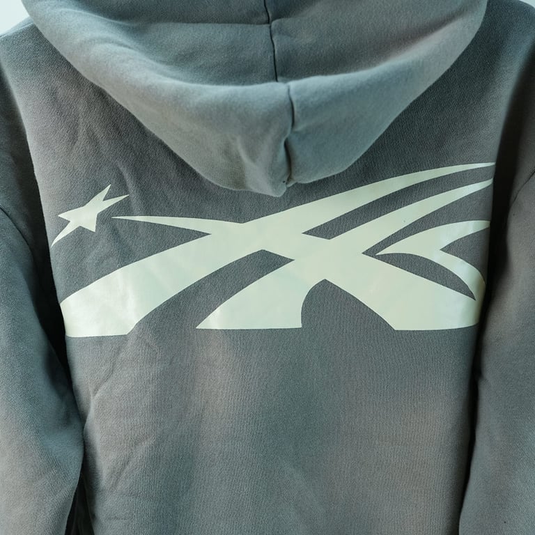 Hellstar Studios Zip Hoodie Gray - 17