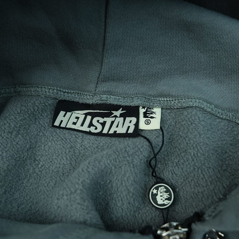 Hellstar Studios Zip Hoodie Gray - 9