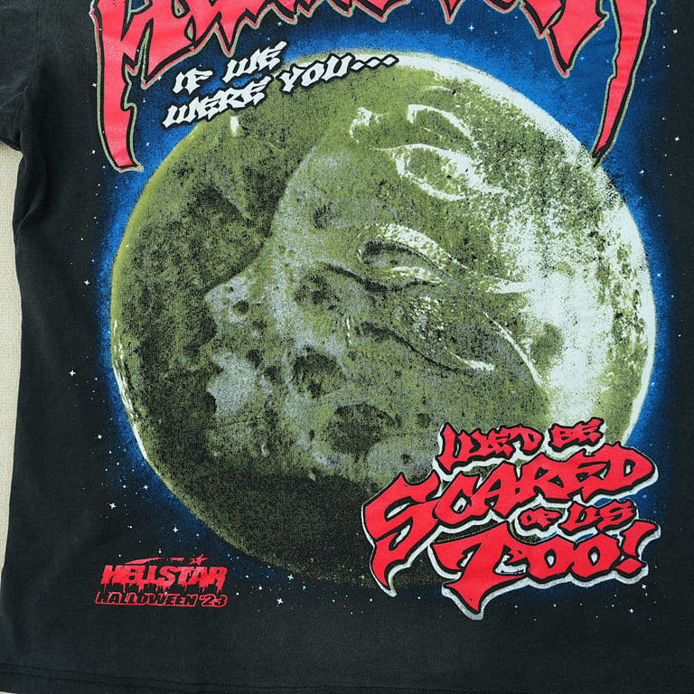 Hellstar Full Moon T-shirt Black - 14
