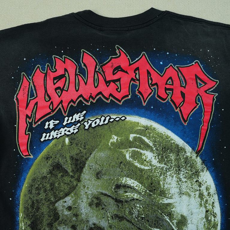 Hellstar Full Moon T-shirt Black - 16