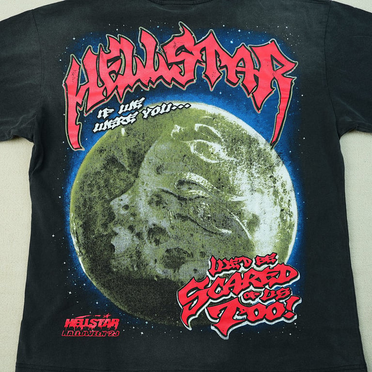 Hellstar Full Moon T-shirt Black - 17