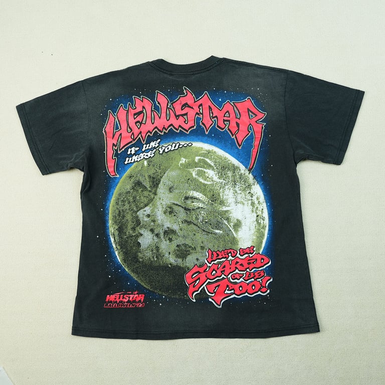 Hellstar Full Moon T-shirt Black - 18
