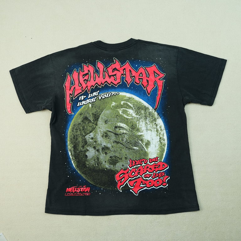 Hellstar Full Moon T-shirt Black - 19